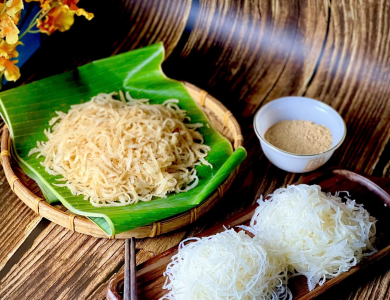 Bì Heo Kèm theo Thính Trộn 