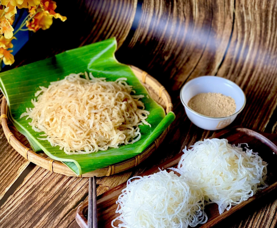 Bì Heo Kèm theo Thính Trộn 