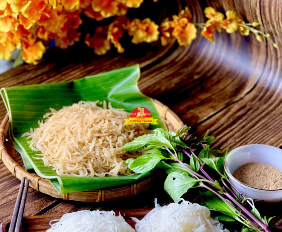 Bì Heo Kèm theo Thính Trộn 